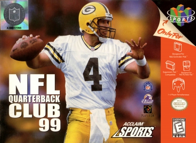 N64 - NFL Quarterback Club 99 Box Art Front