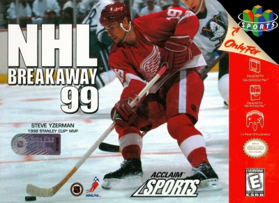 N64 - NHL Breakaway 99 Box Art Front