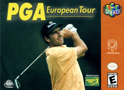 N64 - PGA European Tour Box Art Front