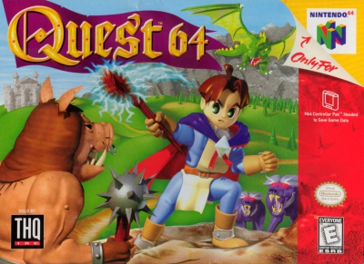 N64 - Quest 64 Box Art Front