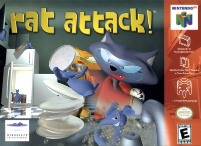 N64 - Rat Attack Box Art Front