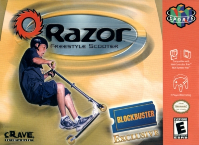 N64 - Razor Freestyle Scooter Box Art Front