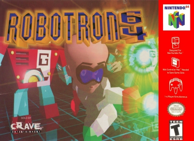 N64 - Robotron 64 Box Art Front