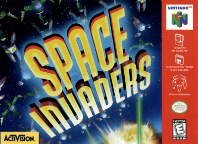 N64 - Space Invaders Box Art Front