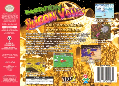 N64 - Space Station Silicon Valley Box Art Back