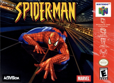 N64 - Spider Man Box Art Front