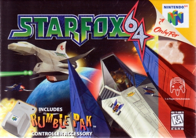 N64 - Star Fox 64 Box Art Front