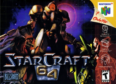 N64 - StarCraft 64 Box Art Front