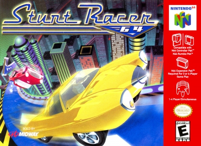 N64 - Stunt Racer 64 Box Art Front