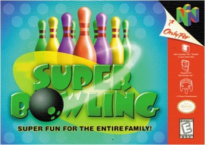 N64 - Super Bowling 64 Box Art Front