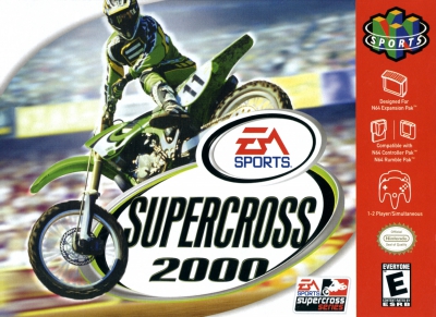 N64 - Supercross 2000 Box Art Front