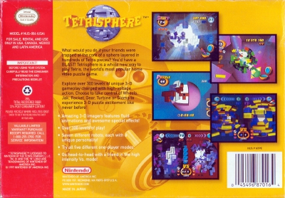 N64 - Tetrisphere Box Art Back