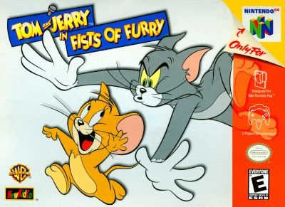 N64 - Tom and Jerry in Fists of Furry Box Art Front