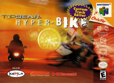 N64 - Top Gear Hyper Bike Box Art Front