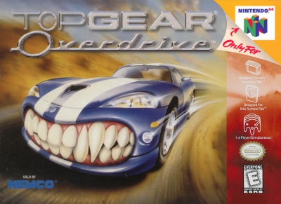 N64 - Top Gear Overdrive Box Art Front
