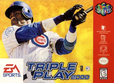 N64 - Triple Play 2000 Box Art Front