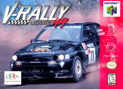 N64 - V Rally Edition 99 Box Art Front