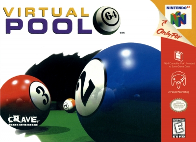N64 - Virtual Pool 64 Box Art Front