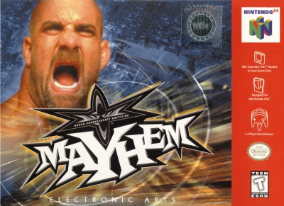 N64 - WCW Mayhem Box Art Front