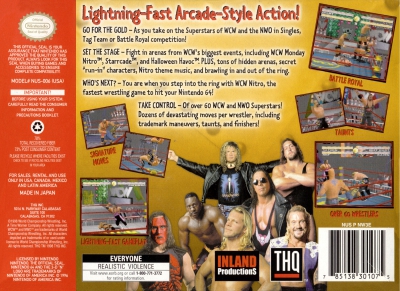 N64 - WCW Nitro Box Art Back