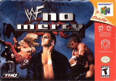 N64 - WWF No Mercy Box Art Front