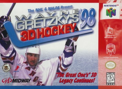 N64 - Wayne Gretzky's 3D Hockey '98 Box Art Front