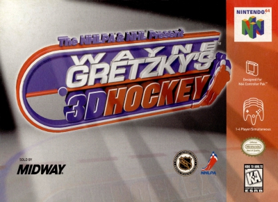 N64 - Wayne Gretzky's 3D Hockey Box Art Front