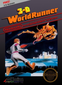 NES - 3 D WorldRunner Box Art Front