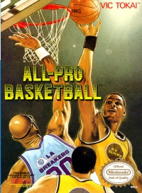 NES - All Pro Basketball Box Art Front