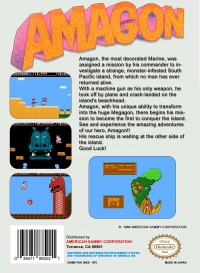 NES - Amagon Box Art Back