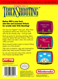 NES - Barker Bill's Trick Shooting Box Art Back