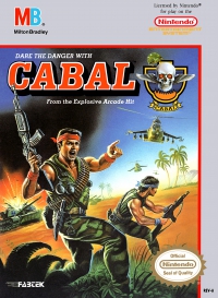 NES - Cabal Box Art Front