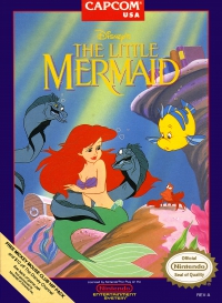 NES - Disney's The Little Mermaid Box Art Front