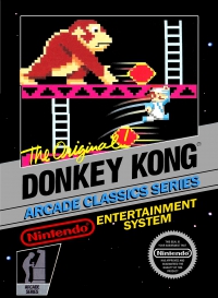 NES - Donkey Kong Box Art Front