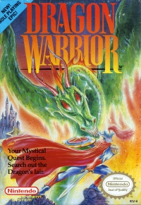 NES - Dragon Warrior Box Art Front