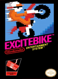 NES - Excitebike Box Art Front