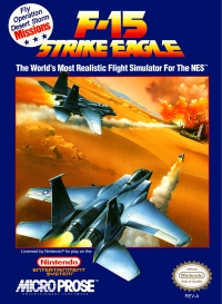 NES - F 15 Strike Eagle Box Art Front