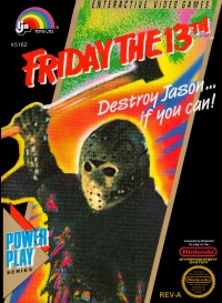 NES - Friday the 13th Box Art Front
