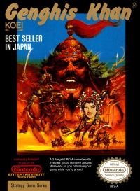 NES - Genghis Khan Box Art Front