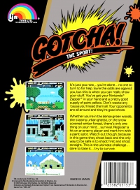 NES - Gotcha The Sport Box Art Back
