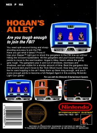 NES - Hogan's Alley Box Art Back