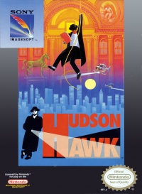 NES - Hudson Hawk Box Art Front
