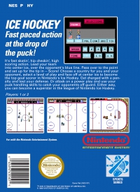 NES - Ice Hockey Box Art Back