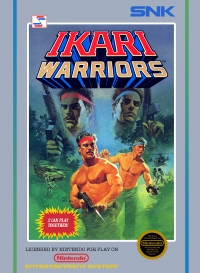 NES - Ikari Warriors Box Art Front