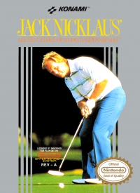 NES - Jack Nicklaus' Greatest 18 Holes of Major Championship Golf Box Art Front
