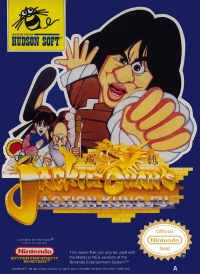 NES - Jackie Chan's Action Kung Fu Box Art Front
