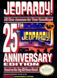 NES - Jeopardy 25th Anniversary Edition Box Art Front
