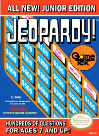 NES - Jeopardy Junior Edition Box Art Front