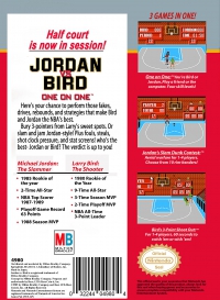 NES - Jordan vs Bird One on One Box Art Back