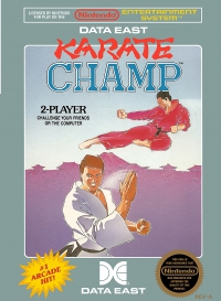 NES - Karate Champ Box Art Front
